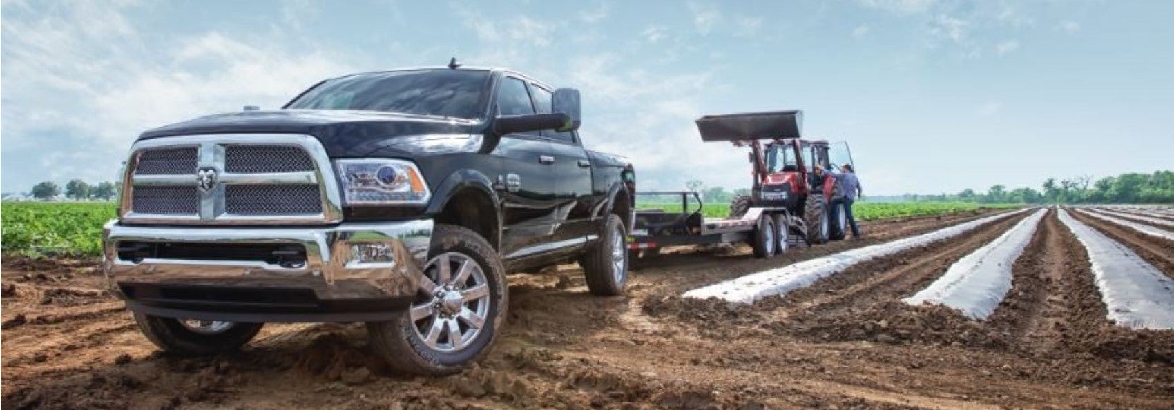 Ram 2500 Towing in the Field
