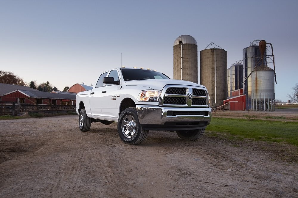 Ram truck at farm